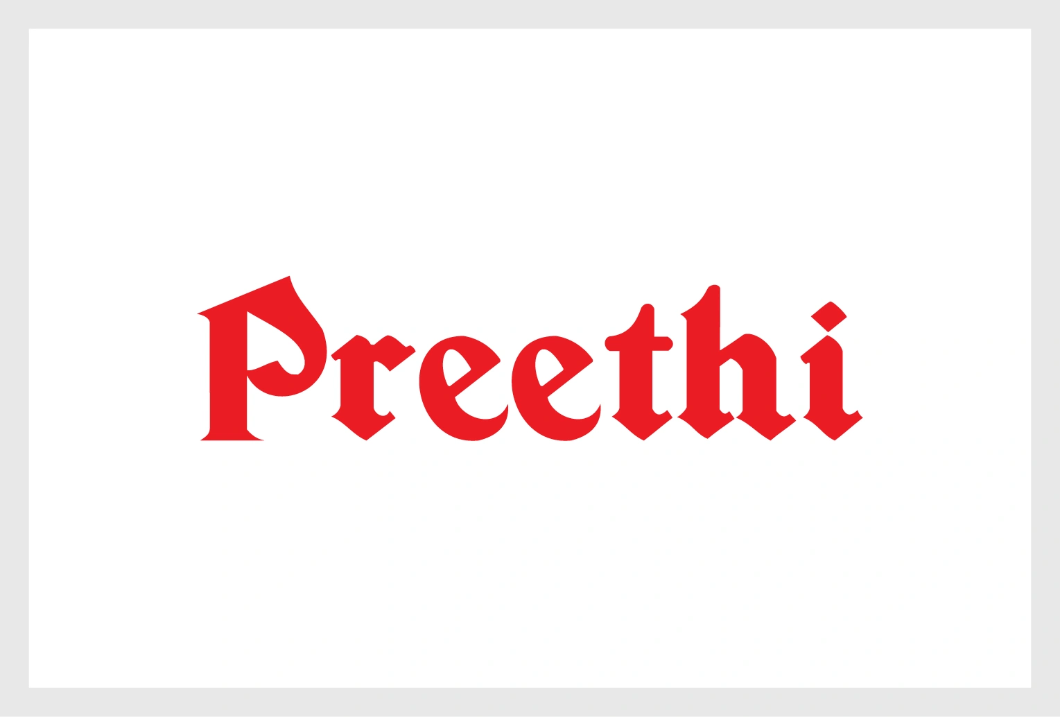 Preethi Logo